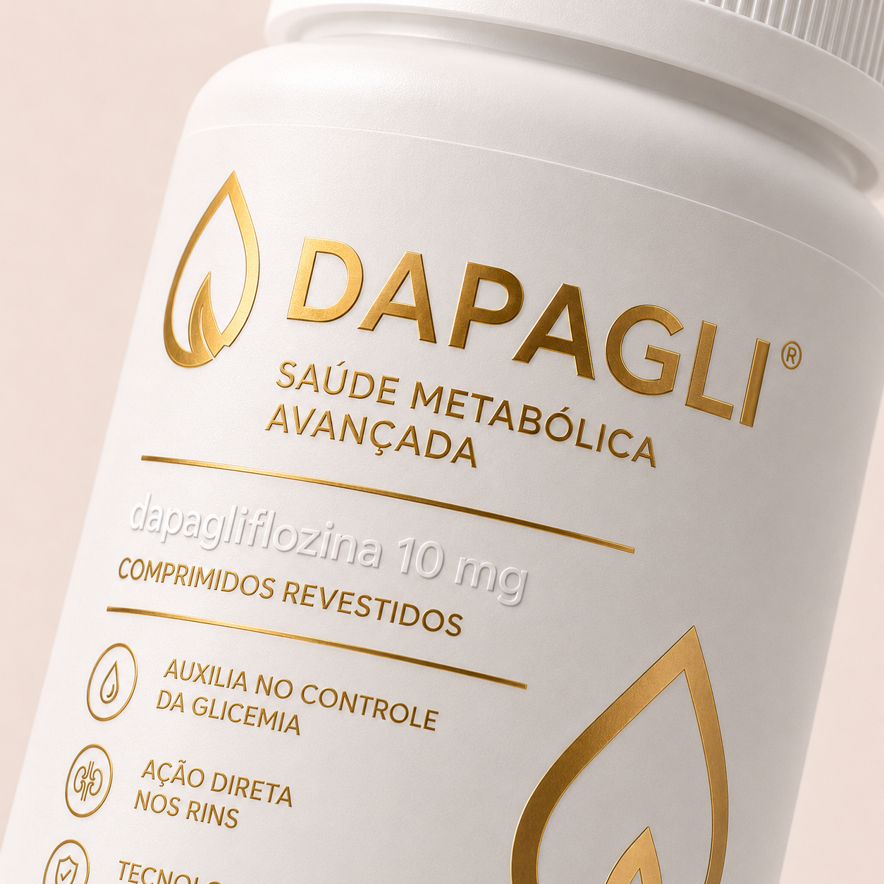 Detalhe do rótulo DAPAGLI
